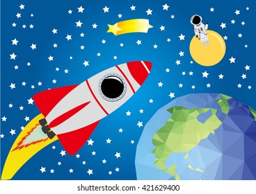 astronaut and universe
