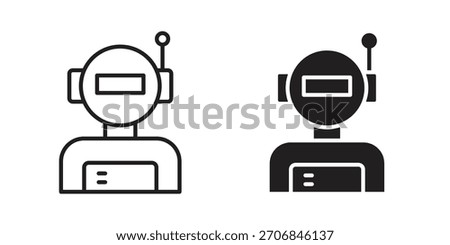 Astronaut user icon symbol for logo, web, app designs.
