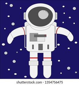 astronaut Vector background