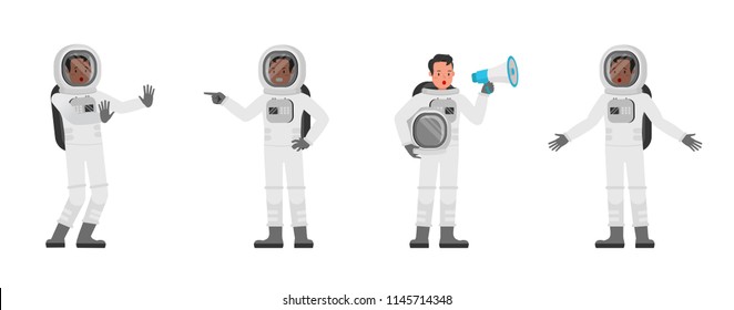 Astronaut vector character design