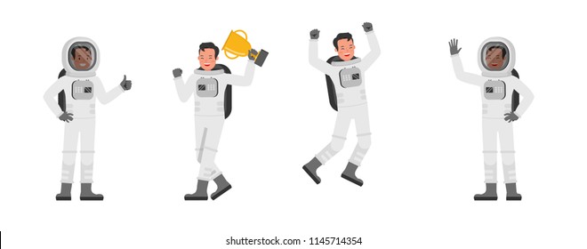 Astronaut vector character design