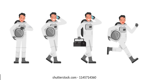 Astronaut vector character design