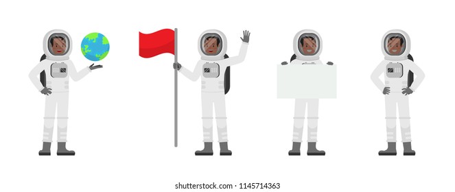 Astronaut Vector Character Design