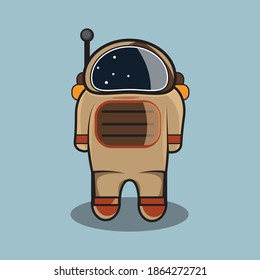 astronaut vector character eps 10