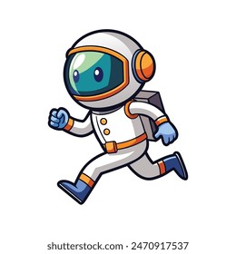 Astronaut vector design with art