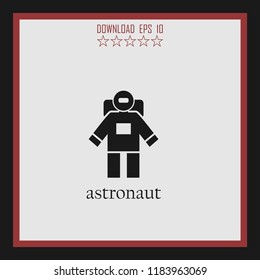 astronaut vector icon