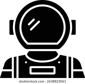 Astronaut vector icon. Can be used for printing, mobile and web applications.