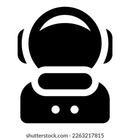 AstronautenVektorsymbol-Illustrationsgerät