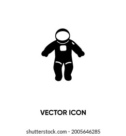 Astronaut vector icon . Modern, simple flat vector illustration for website or mobile app.Astronaut symbol, logo illustration. Pixel perfect vector graphics