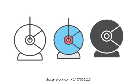 Astronaut vector icon sign symbol
