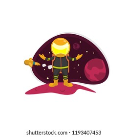 astronaut vector illustration