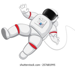astronaut. vector illustration