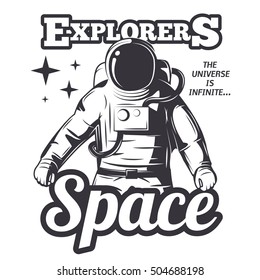 Astronaut Vector Illustration.