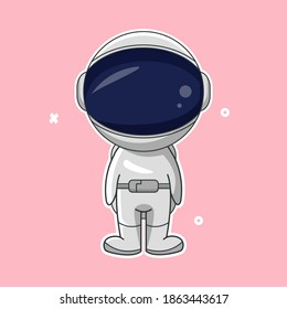 Astronaut vector illustration, can be used according to your brand needs and so on.