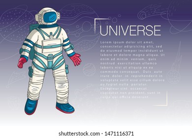 Astronaut  vector illustration