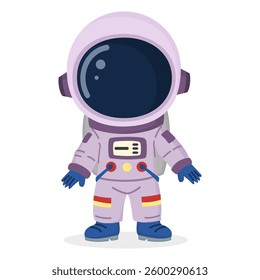 Astronaut vector illustration isolated on white background 