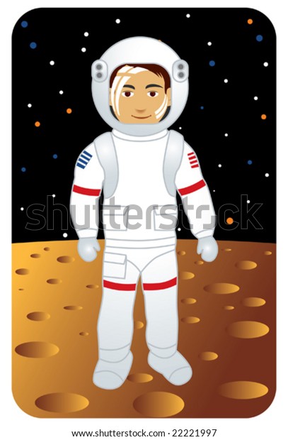 Astronaut walking on the\
moon.\
\
\
\
Visit my portfolio for more professions and business\
people.