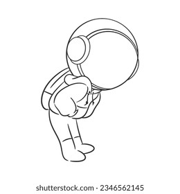 Astronautenjacke zum Färben