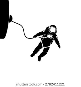 Astronaut wearing a space suit