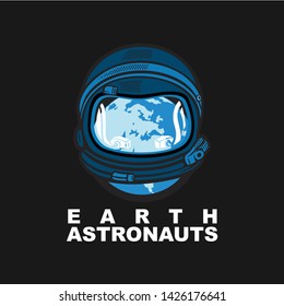 Astronauts Earth Planet Mars Space