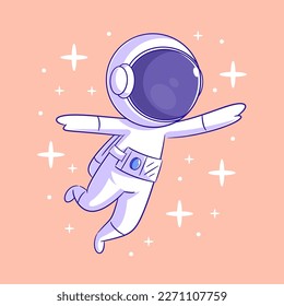 Astronauts feel happy floating in space
