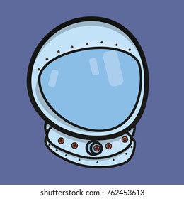 astronaut's helmet for spacewalk