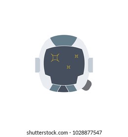 Astronaut's helmet vector icon