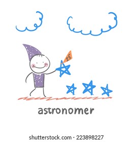 astronomer gives the order stars