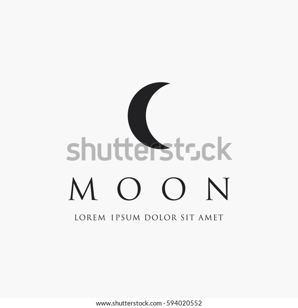 Astronomical logo design. The Moon is the\
Earth\'s satellite
