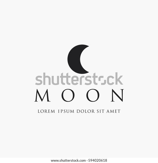 Astronomical logo design. The Moon is the
Earth's satellite