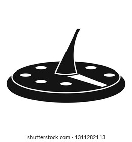 Astronomical sundial icon. Simple illustration of astronomical sundial vector icon for web design isolated on white background
