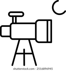 Astronomical Telescope icon design for personal commercial use