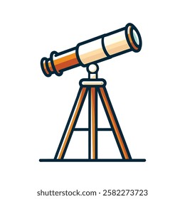 Astronomical Telescope Vector Telescope clipart element icon
