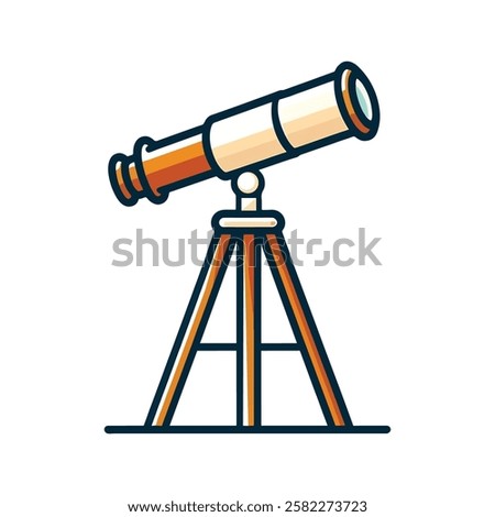 Astronomical Telescope Vector Telescope clipart element icon