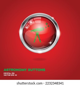 Astronomy 3D Buttons Christmas Edition
