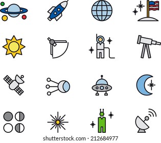 Astronomy, Astrology & Space icons