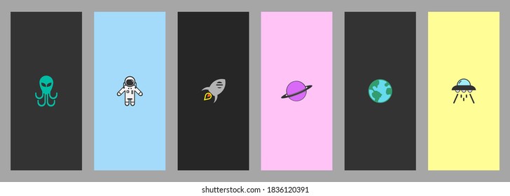 astronomy background for graphic design. Vector illustration