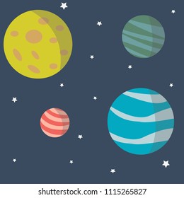  Astronomy background vintage tone.