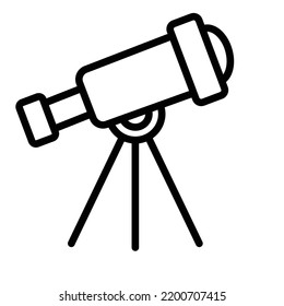 Astronomy Bold Line Vector icon which can easily modify or edit

