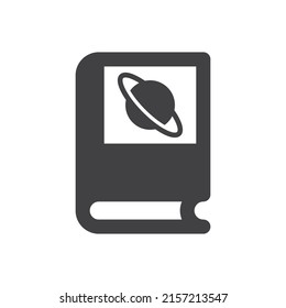 Astronomy Book Icon - Planet Study Book Icon