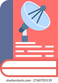 Astronomy Book New Creative Icon Design Vector