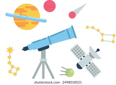 Astronomy concept. Space exploration science. Universe research