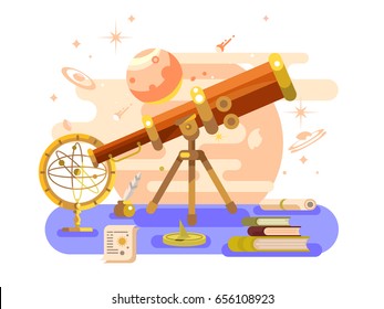 Astronomy design retro