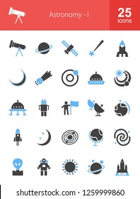 Astronomy Filled Icons