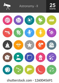 Astronomy Filled Icons