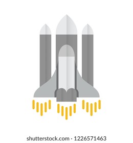 Astronomy flat vector icon.