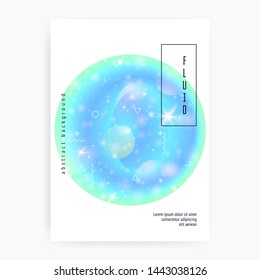 Astronomy flyer. 3d magic dreamer unicorn sparkles. Holographic gradients. Modern, Solar science banner with planet, sun, deep fluid light. Astronomy flyer with galaxy shapes and star dust.