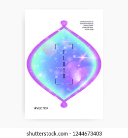 Astronomy flyer. Neon, Cosmic science banner with planet, sun, deep fluid light. Holographic gradients. 3d magic dreamer unicorn sparkles. Astronomy flyer with galaxy shapes and star dust.