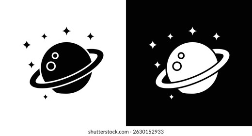 Conceito de ícone de astronomia, ilustração vetorial
