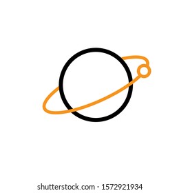 astronomy icon design template trendy